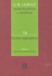 Escritos matemáticos 7B, de Leibniz, Gottfried Wilhelm | portada del libro