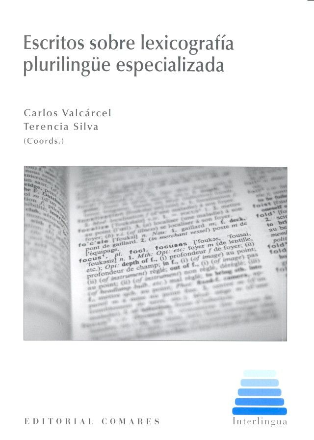 Escritos sobre lexicografía plurilingüe especializada, de Valcárcel Riveiro (y otros), Carlos | portada del libro