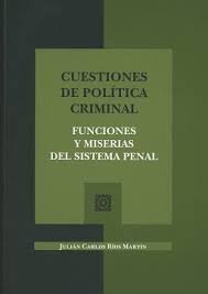 Cuestiones de política criminal, de Ríos Martín, Julián Carlos | portada del libro