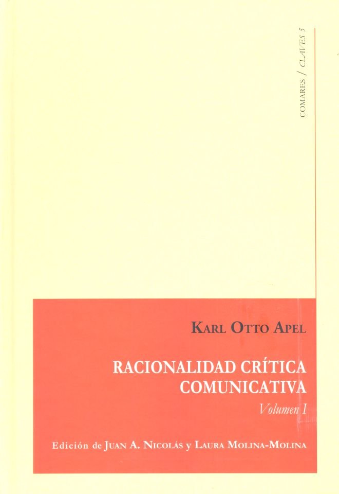 Racionalidad crítica comunicativa (vol. I), de Apel, Karl Otto | portada del libro