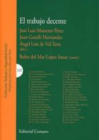 El trabajo decente, de José Luis Monereo Pérez | portada del libro