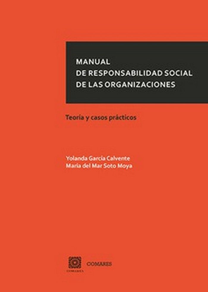 Manual de responsabilidad social de las organizaciones, de García Calvente, Yolanda | portada del libro