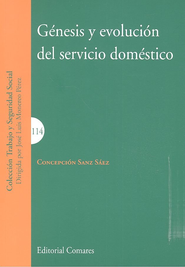 Génesis y evolución del servicio doméstico, de Sanz Sáez, Concepción | portada del libro