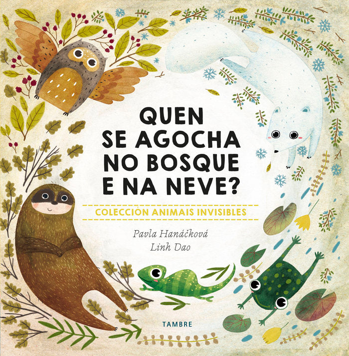 Quen se agocha no bosque e na neve?, de Haná& x0010D | portada del libro