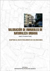 VALORACION DE INMUEBLES DE NATURALEZA URBANA, de FERRANDO CORELL,JOSE VICENTE | portada del libro