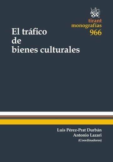El Tráfico de Bienes Culturales, de Bonet Correa | portada del libro