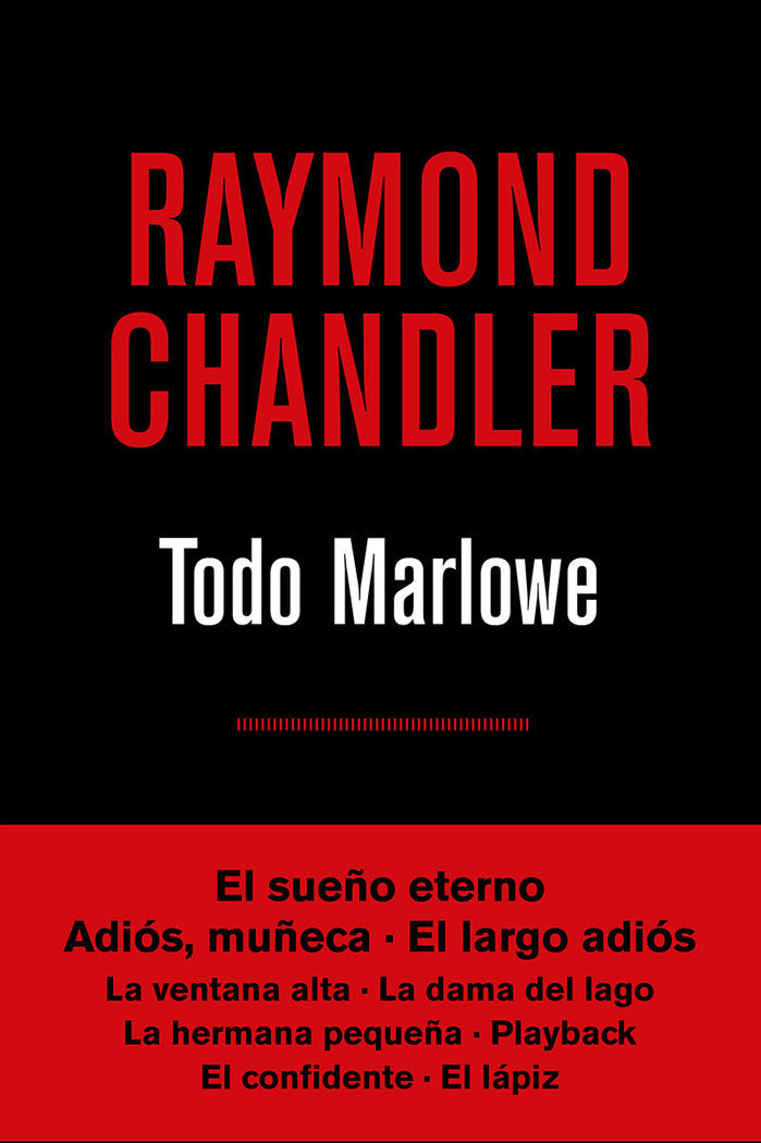 TODO MARLOWE, de Chandler Raymond | portada del libro
