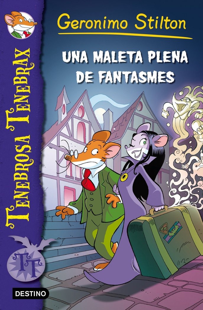 6. Una maleta plena de fantasmes, de Stilton, Geronimo | portada del libro