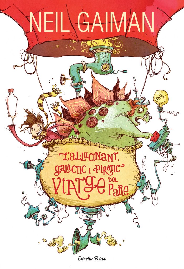 L'al.lucinant, galàctic i piràtic viatge del pare, de Gaiman | portada del libro