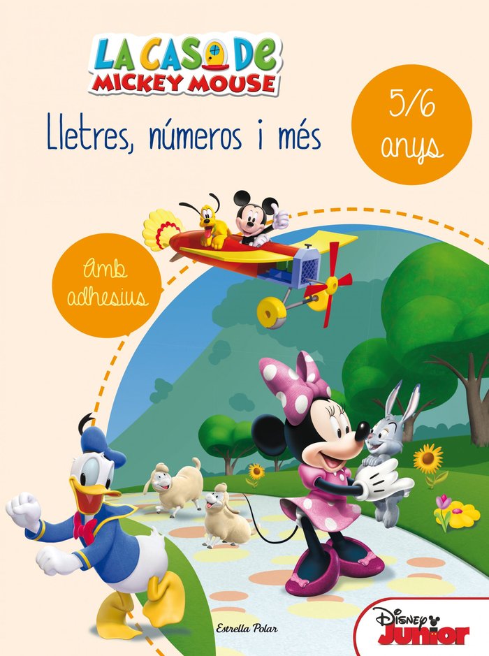 La casa de Mickey Mouse. Lletres, números i més 5/6, de Disney | portada del libro