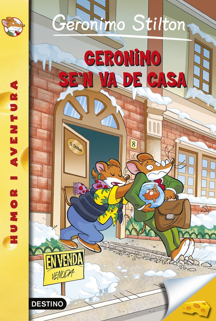 Geronimo se'n va de casa, de Stilton | portada del libro