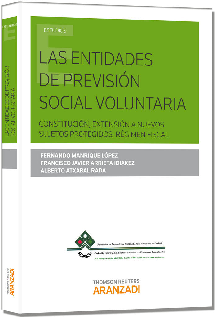 Las entidades de previsión social voluntaria (EPSV), de ATXABAL RADA,ALBERTO | portada del libro