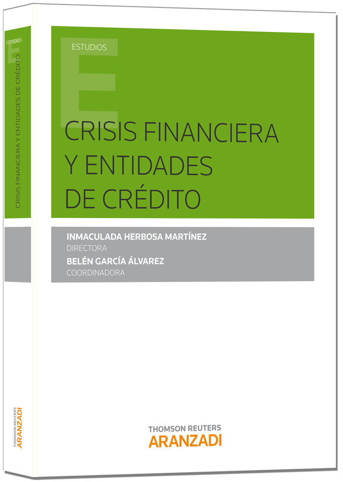 Crisis financiera y entidades de crédito, de García Álvarez, Belén | portada del libro