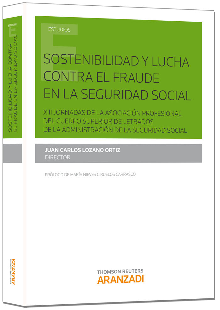 Sostenibilidad y lucha contra el fraude en la Seguridad Social, de Lozano Ortiz, Juan Carlos | portada del libro