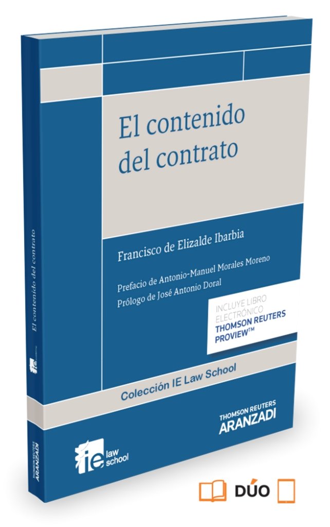 El contenido del contrato (Papel + e-book), de De Elizalde Ibarbia, Francisco | portada del libro