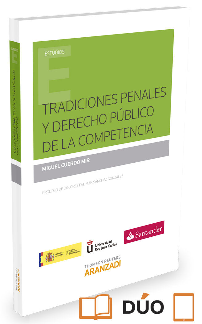 Tradiciones penales y Derecho Público de la Competencia, de Cuerdo Mir, Miguel | portada del libro