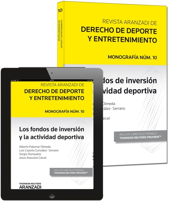 Los fondos de inversión y la actividad deportiva (Papel + e-book), de Avezuela, Jesús | portada del libro