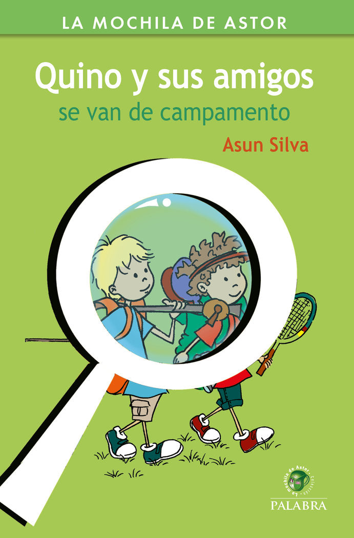 Quino y sus amigos se van de campamento, de Silva, Asun | portada del libro