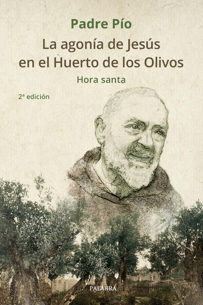 La agonía de Jesús en el Huerto de los Olivos, de Padre Pío | portada del libro