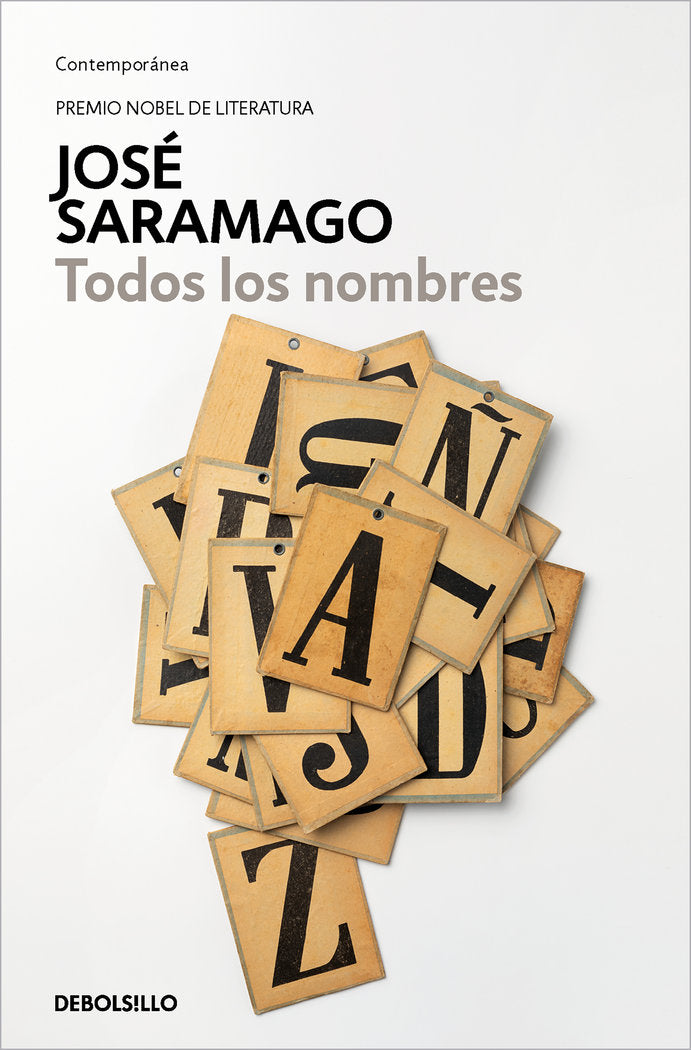 Todos los nombres, de Saramago, José | portada del libro
