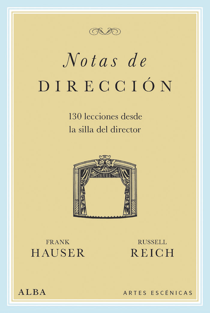 Notas de dirección, de Hauser, Frank | portada del libro