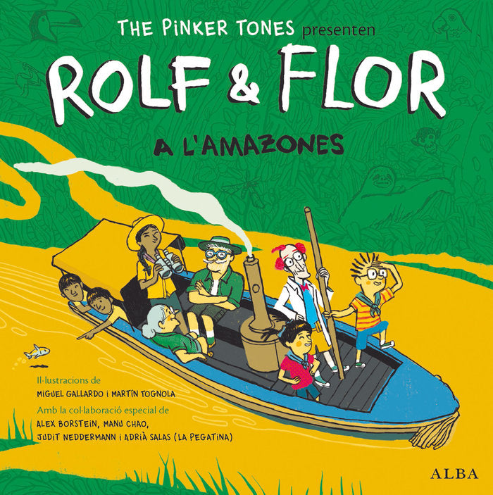 Rolf & Flor a l'Amazones, de The Pinker Tones | portada del libro