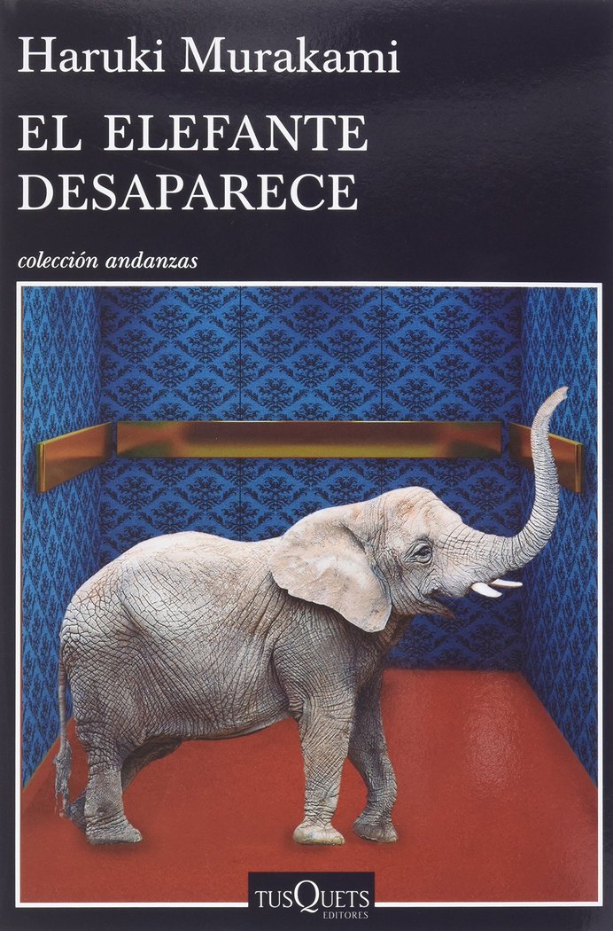 EL ELEFANTE DESAPARECE, de MURAKAMI | portada del libro