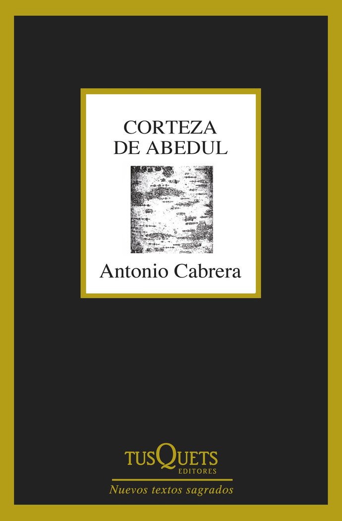 Corteza de abedul, de Cabrera, Antonio | portada del libro