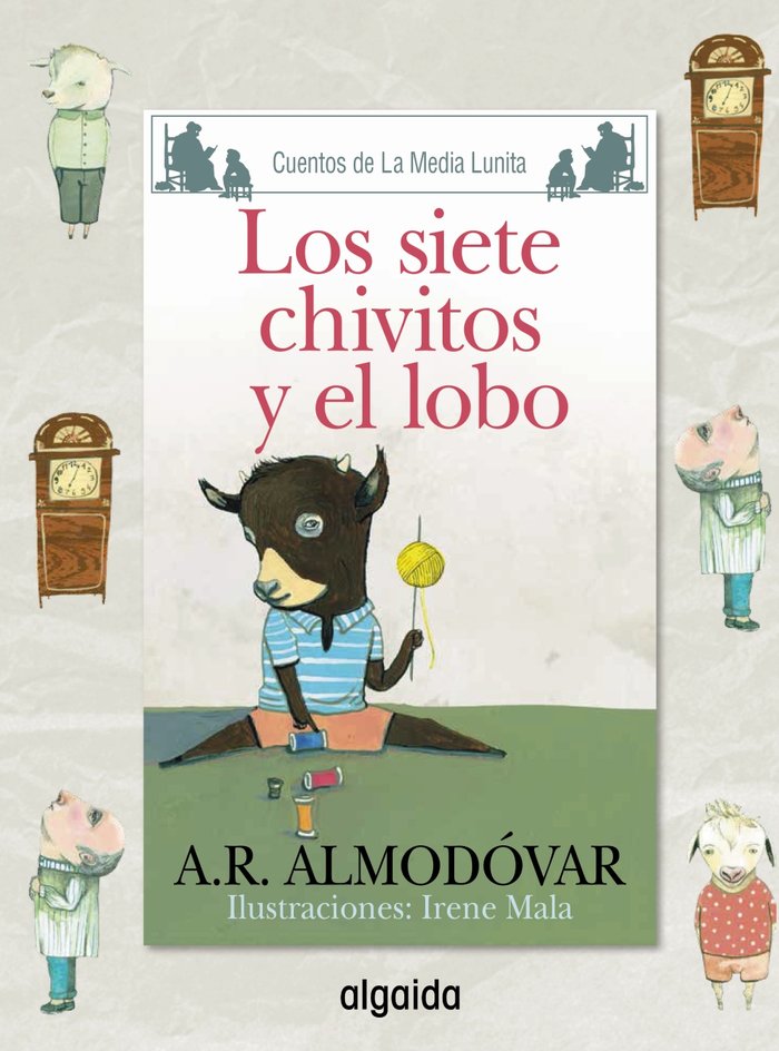 Media Lunita nº 66. Los siete chivitos y el lobo, de Rodríguez Almodóvar, Antonio | portada del libro