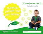 Nuevo jardín de las letras. Consonantes 2. Cuadrícula, de María Dolores Campuzano Valiente | portada del libro