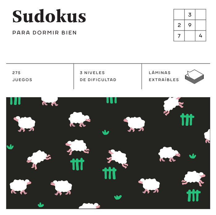 Sudokus para dormir bien (Cuadrados de diversión), de Anders Producciones | portada del libro