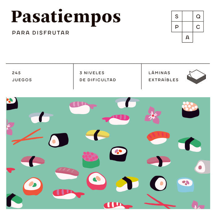 Pasatiempos variados (Cuadrados de diversión), de Anders Producciones | portada del libro
