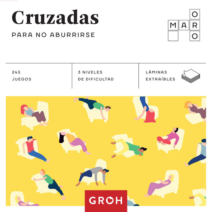 Cruzadas para no aburrirse (Cuadrados de diversión), de Anders Producciones | portada del libro