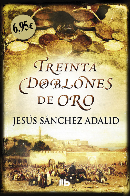 Treinta doblones de oro, de Sánchez Adalid | portada del libro