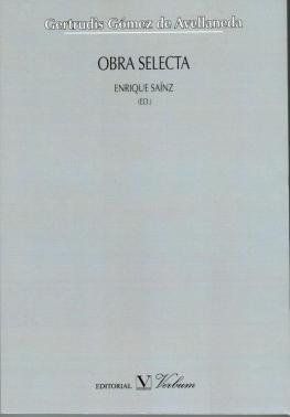 Obra selecta, de Gómez de Avellaneda, Gertrudis | portada del libro