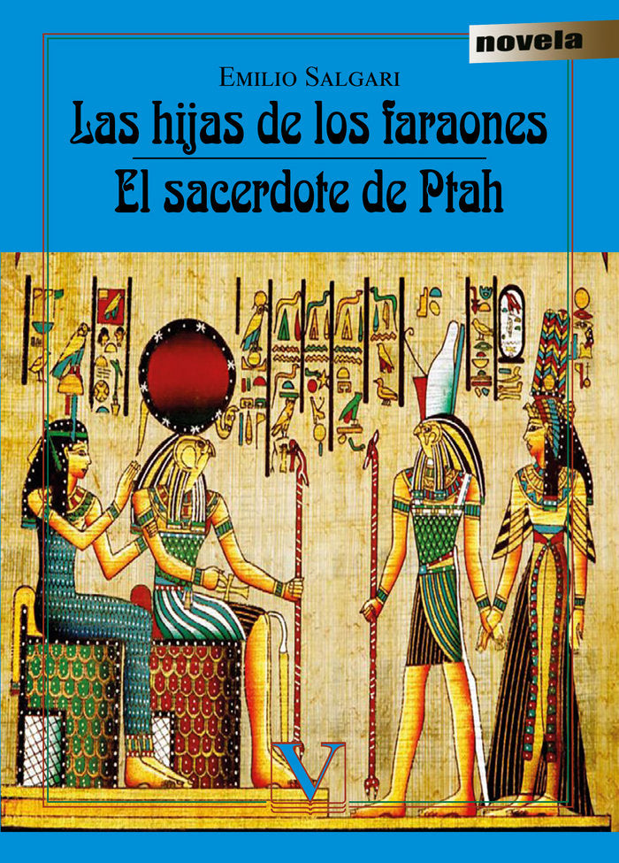 Las hijas de los faraones, de Salgari, Emilio | portada del libro