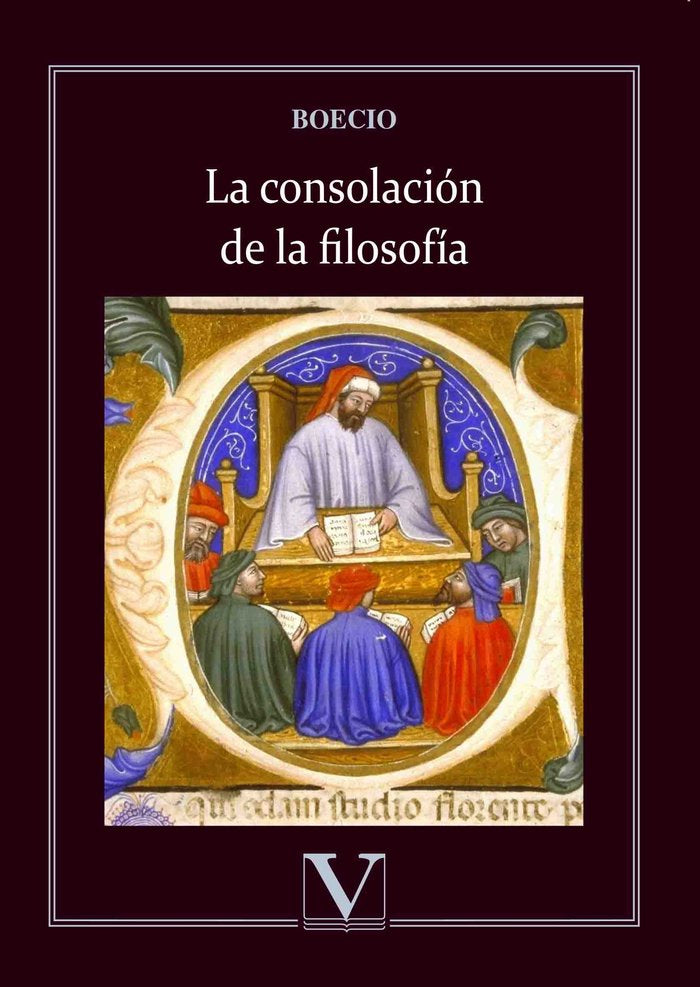 La consolación de la filosofía, de Boecio | portada del libro