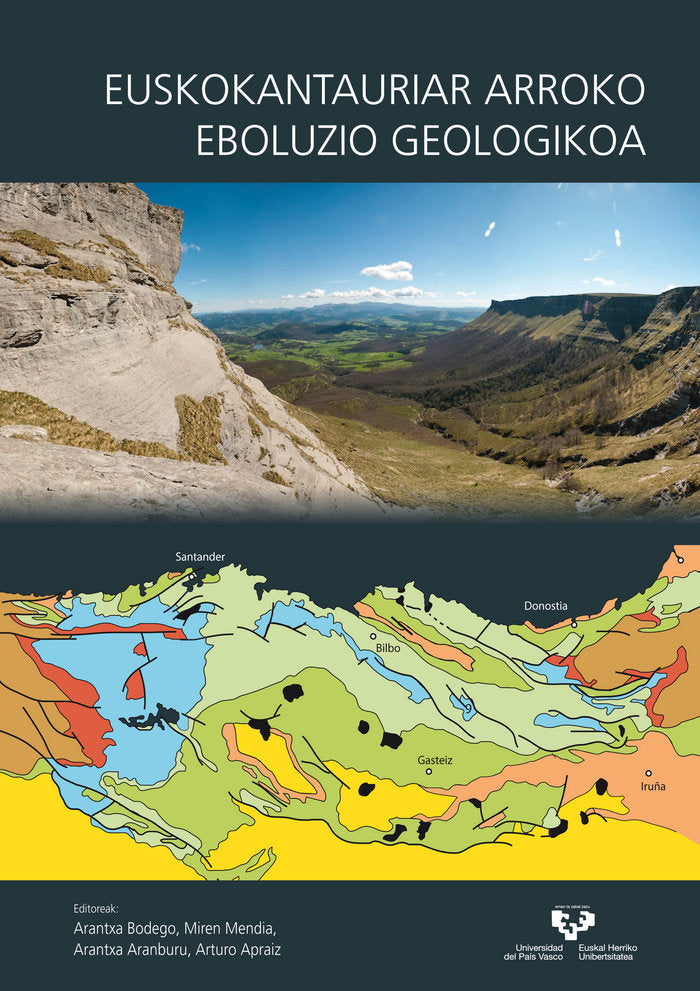 Euskokantauriar Arroko eboluzio geologikoa, de BODEGO ALDASORO, ARANTXA | portada del libro