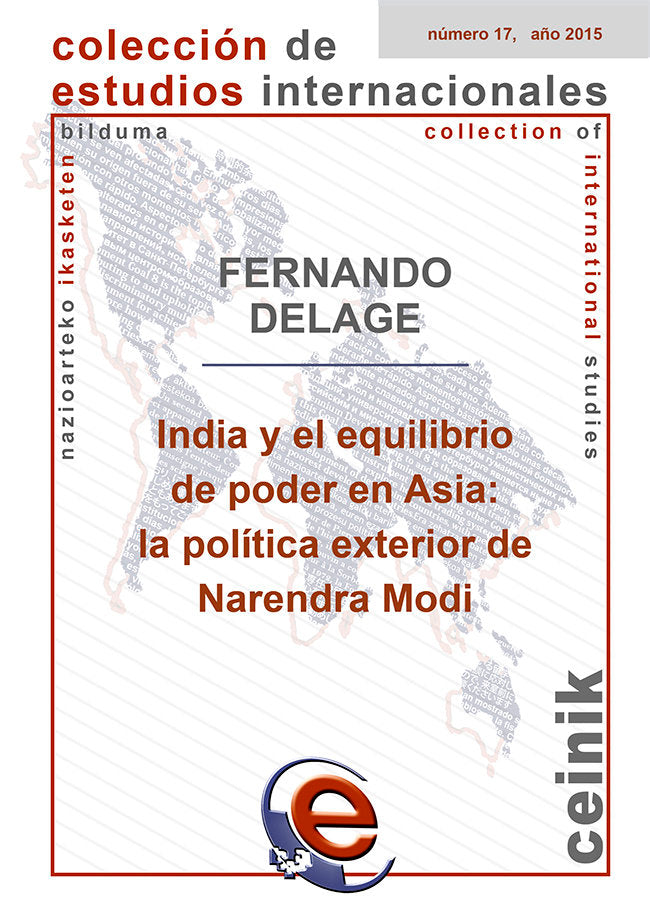 India y el equilibrio de poder en Asia: la política exterior de Narendra Modi, de Delage Carretero, Fernando | portada del li