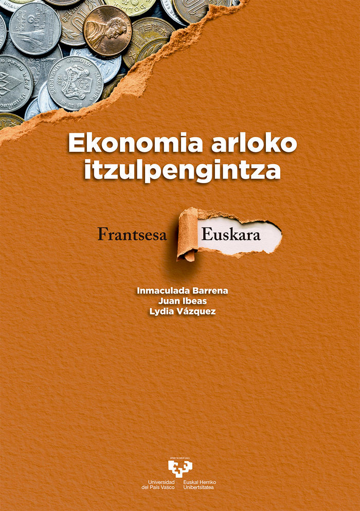 Ekonomia arloko itzulpengintza. Frantsesa - Euskara, de Barrena González, Inmaculada | portada del libro