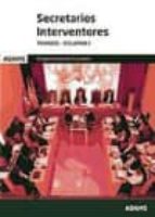 Temario 1 Secretarios Interventores Administración Local, de Varios autores | portada del libro