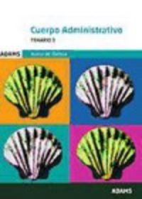 Temario 3 Cuerpo Administrativo Xunta de Galicia, de Varios autores | portada del libro