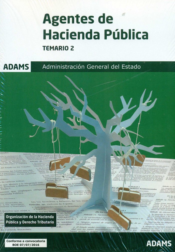 Temario 2 Agentes de Hacienda Pública, de OBRA COLECTIVA | portada del libro