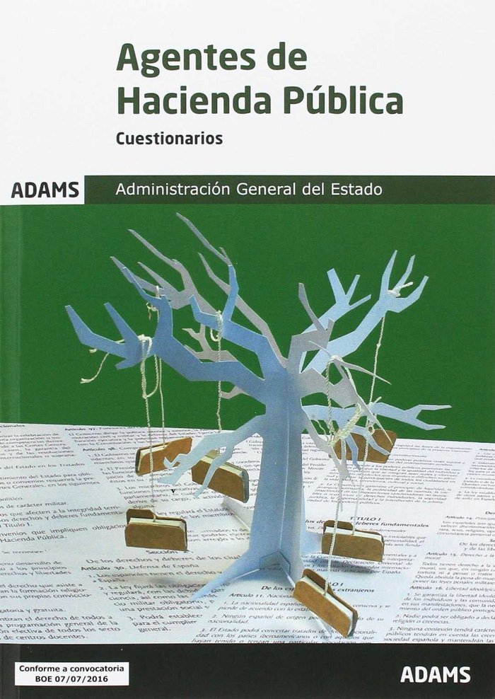 Cuestionarios Agentes de Hacienda Pública, de AA.VV. | portada del libro