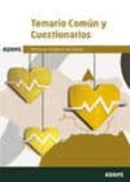 SERVICIO ANDALUZ SALUD TEMARIO Y CUESTIONARIO, de Varios autores | portada del libro