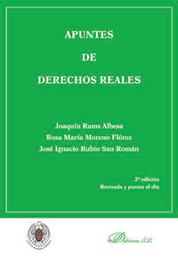 Apuntes de Derechos Reales, de Moreno Flórez | portada del libro