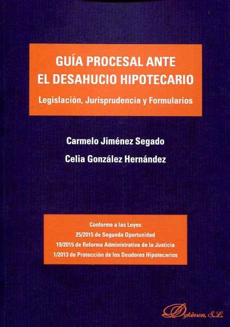 Guía procesal ante el desahucio hipotecario, de González Hernández | portada del libro