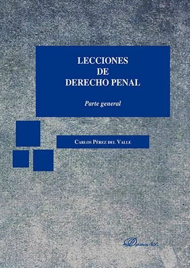 Lecciones de Derecho Penal. Parte general, de Pérez del Valle | portada del libro