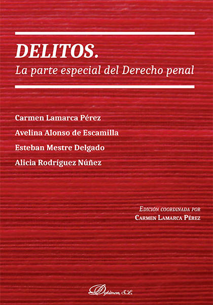 Delitos. La parte especial del derecho penal, de Mestre Delgado | portada del libro