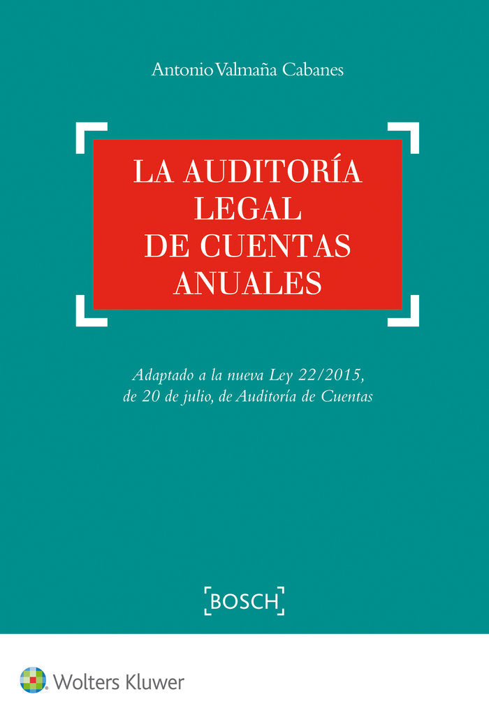 La auditoría legal de cuentas anuales, de Valmaña Cabanes | portada del libro